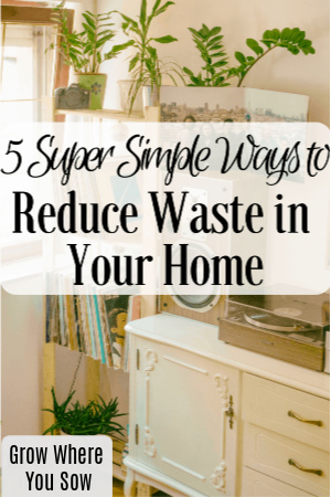 5 ways to reduce waste in your home