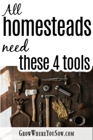 four tools on the homestead