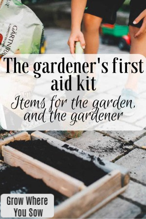 gardener's first aid kit