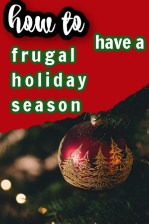 frugal holiday season